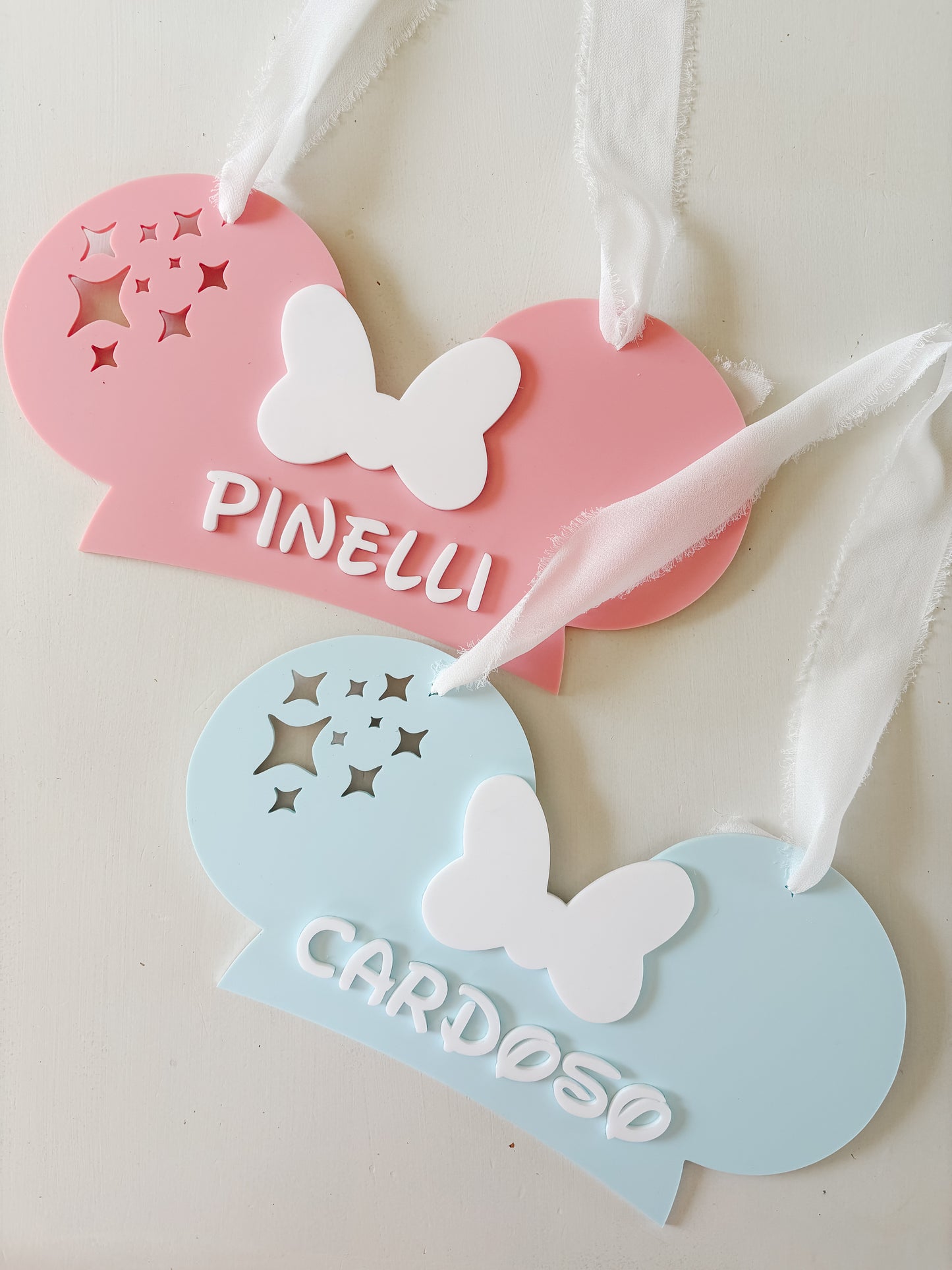 Mickey/Minnie Mouse Stroller Signs
