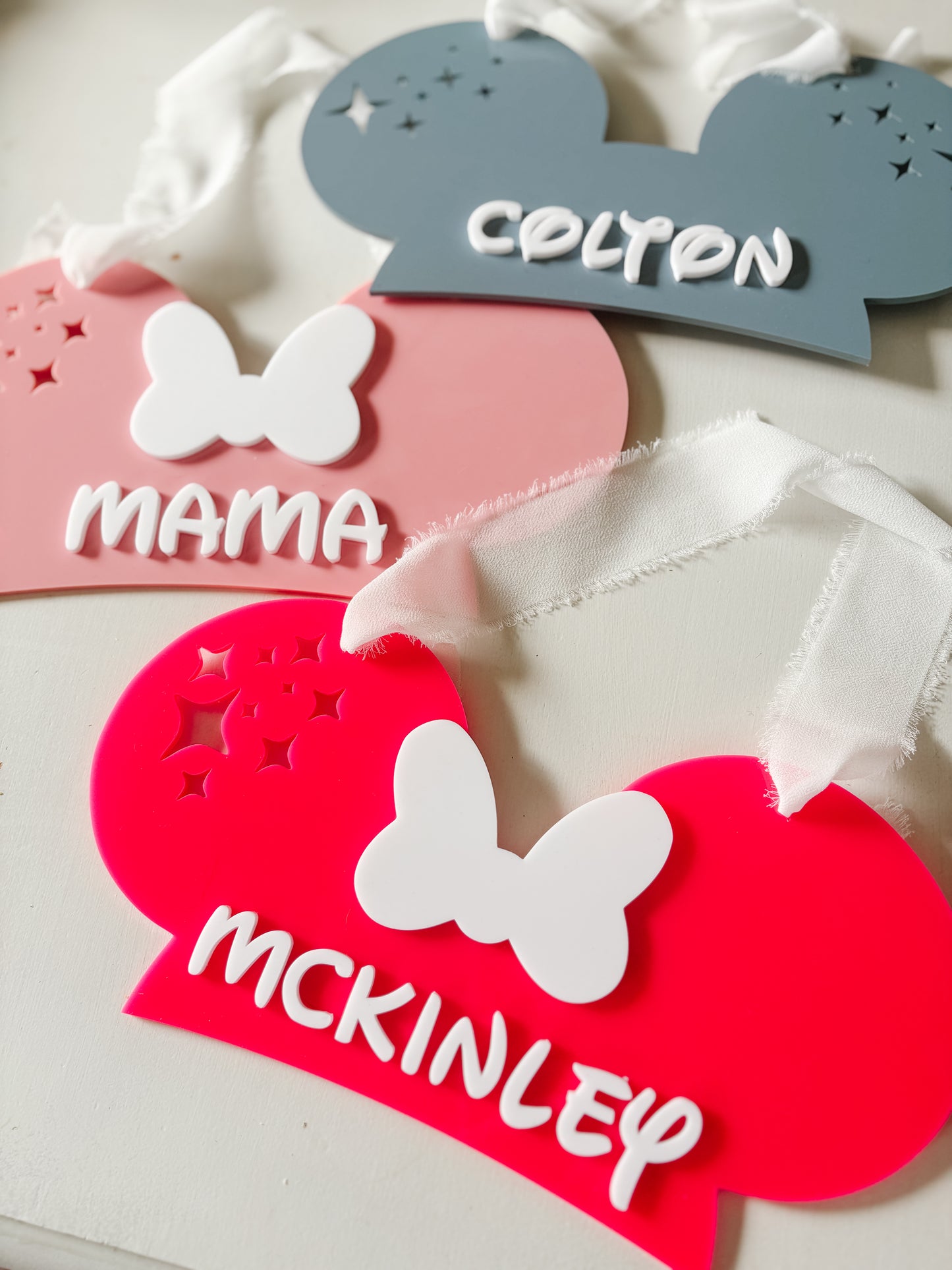 Mickey/Minnie Mouse Stroller Signs