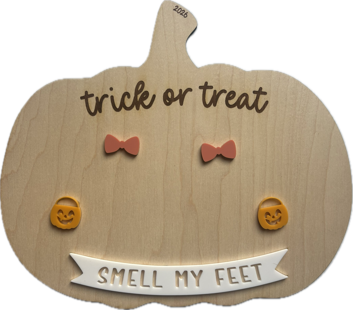 Pumpkin Halloween Footprint Craft
