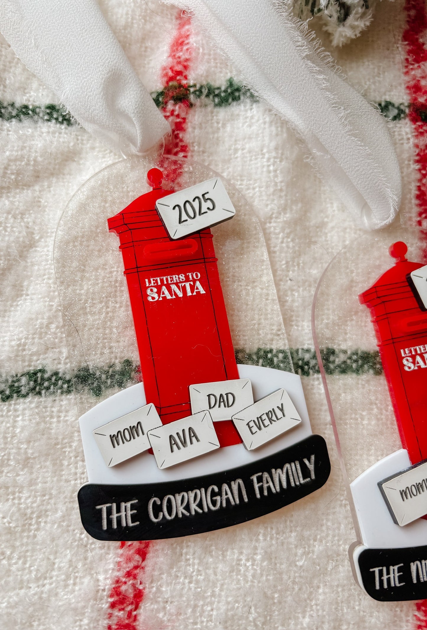 Letters to Santa Personalized Family Ornament (Copy)