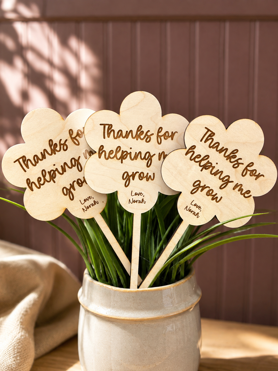 Thanks for helping me grow