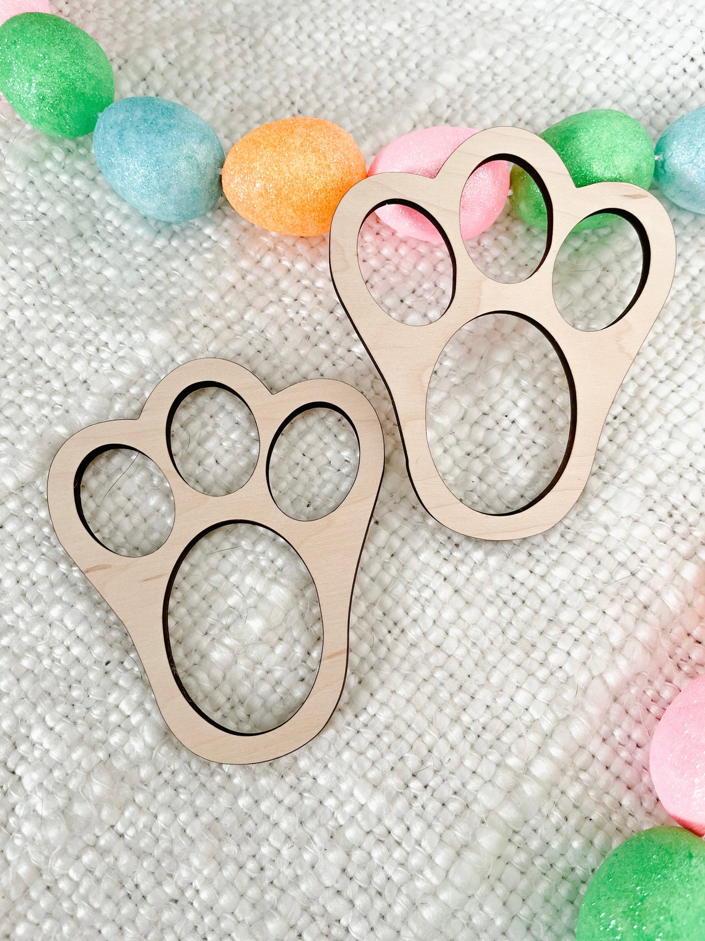 Bunny Footprint Stencil