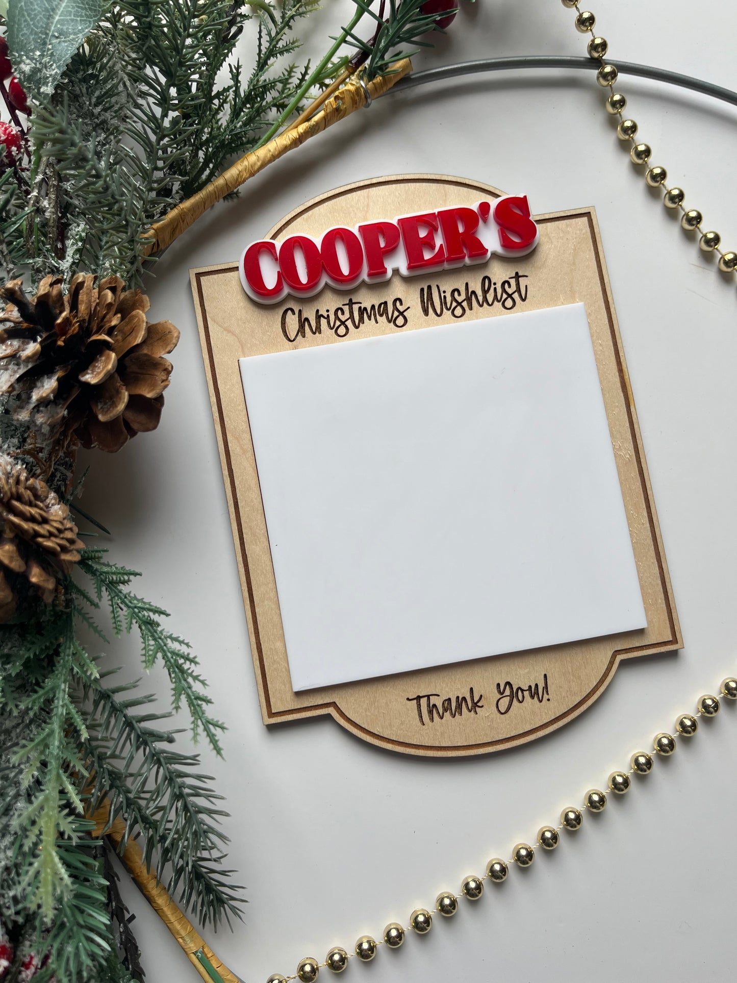 Christmas Wishlist- Dry Erase