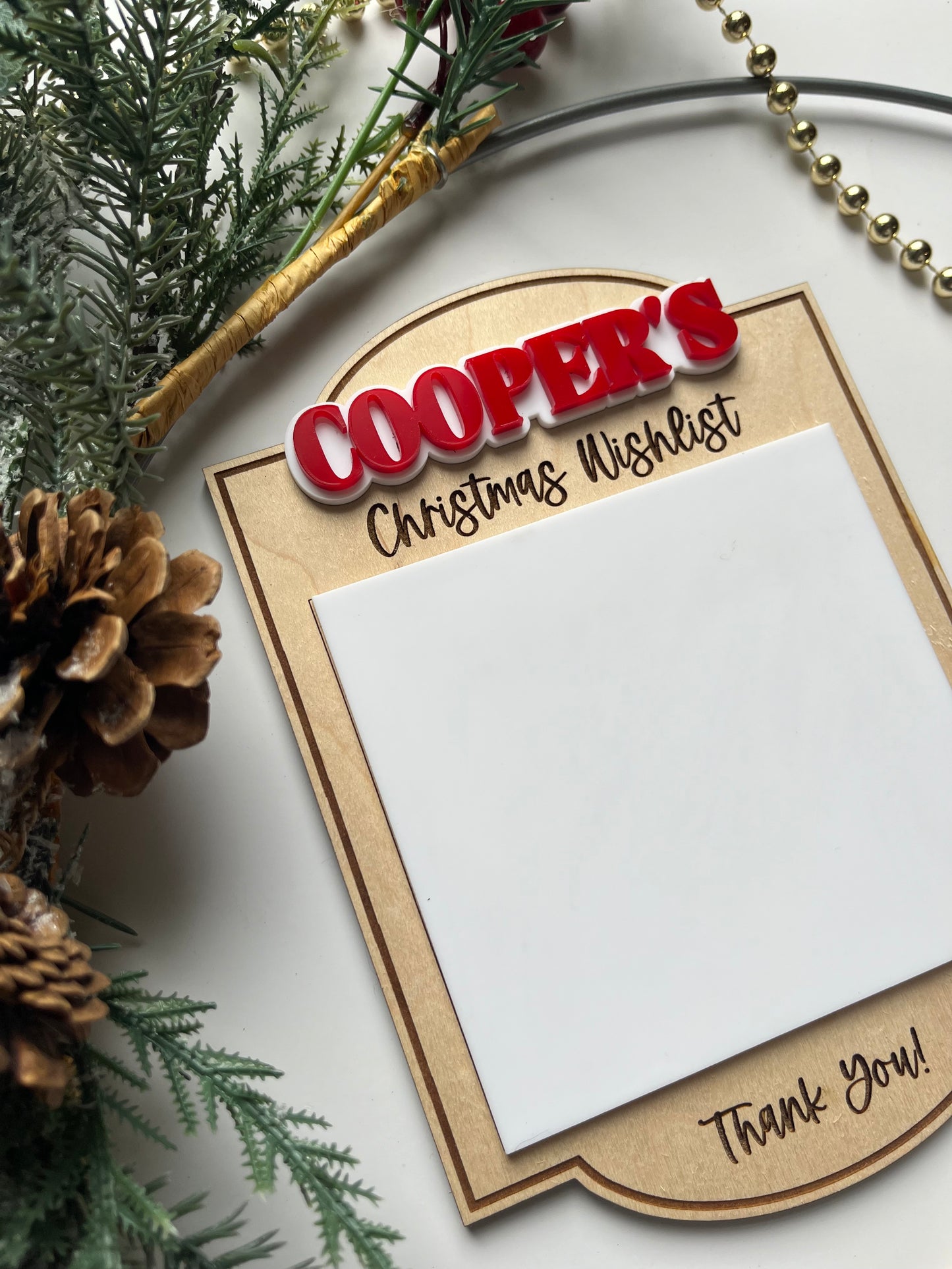 Christmas Wishlist- Dry Erase