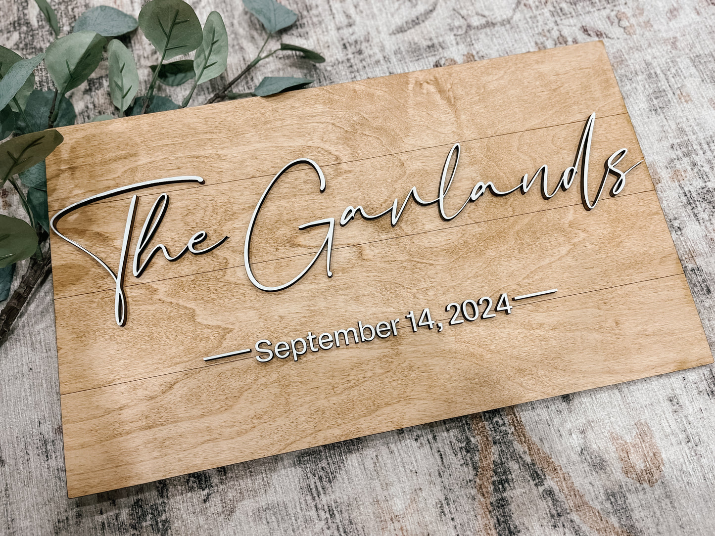 Custom Wedding Sign