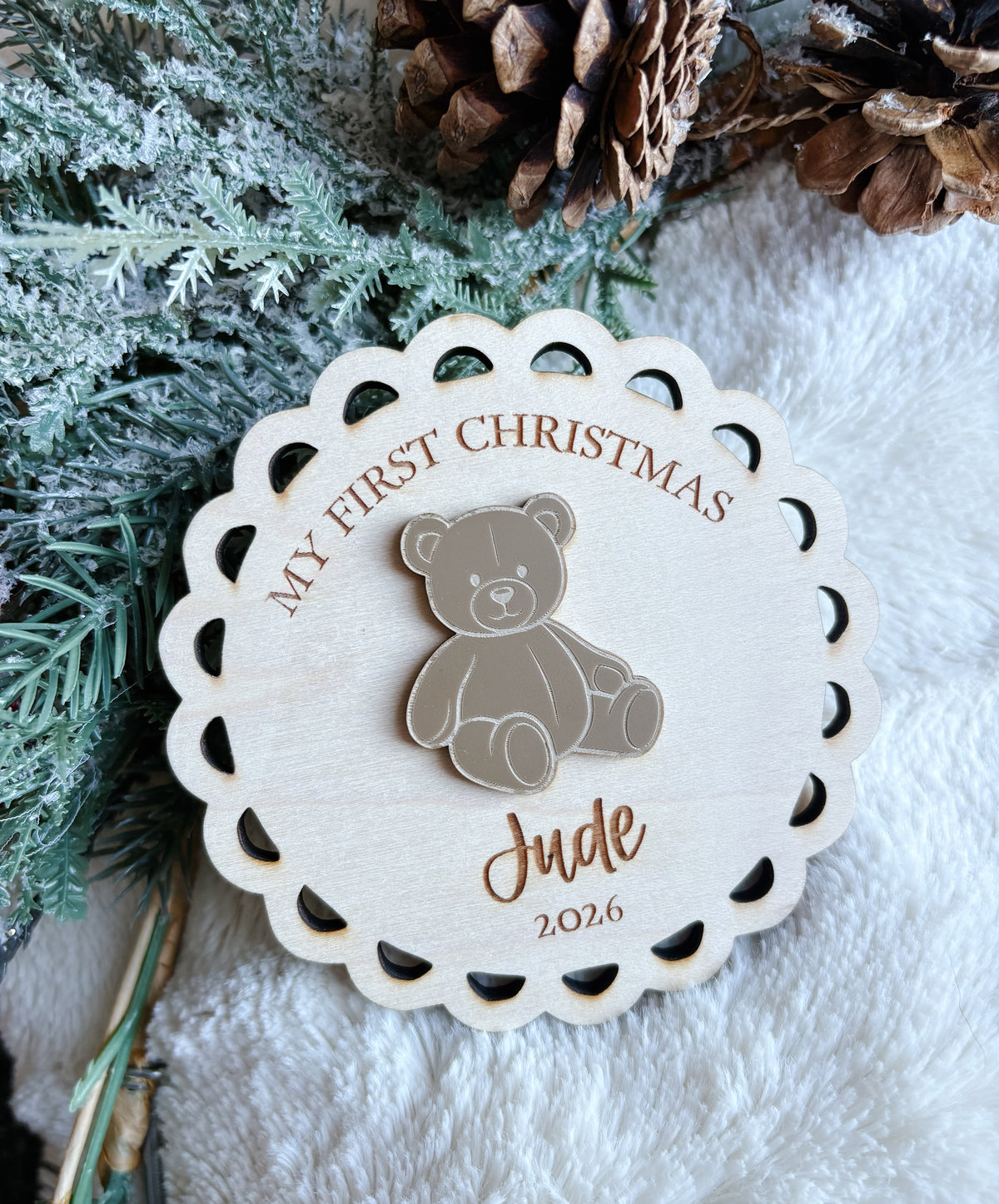 My First Christmas Bear Ornament