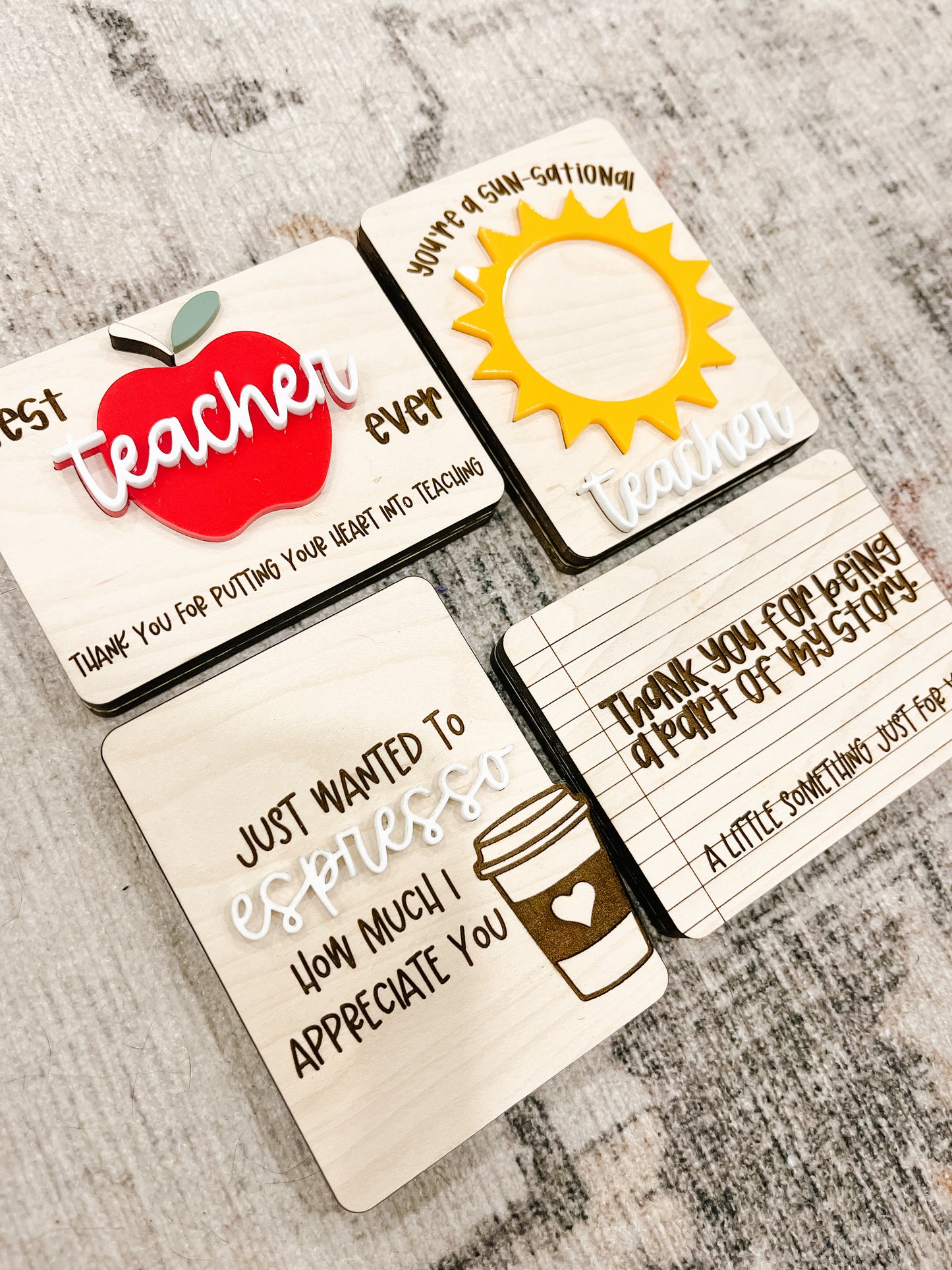 Teacher Appreciation Gift Card Holder