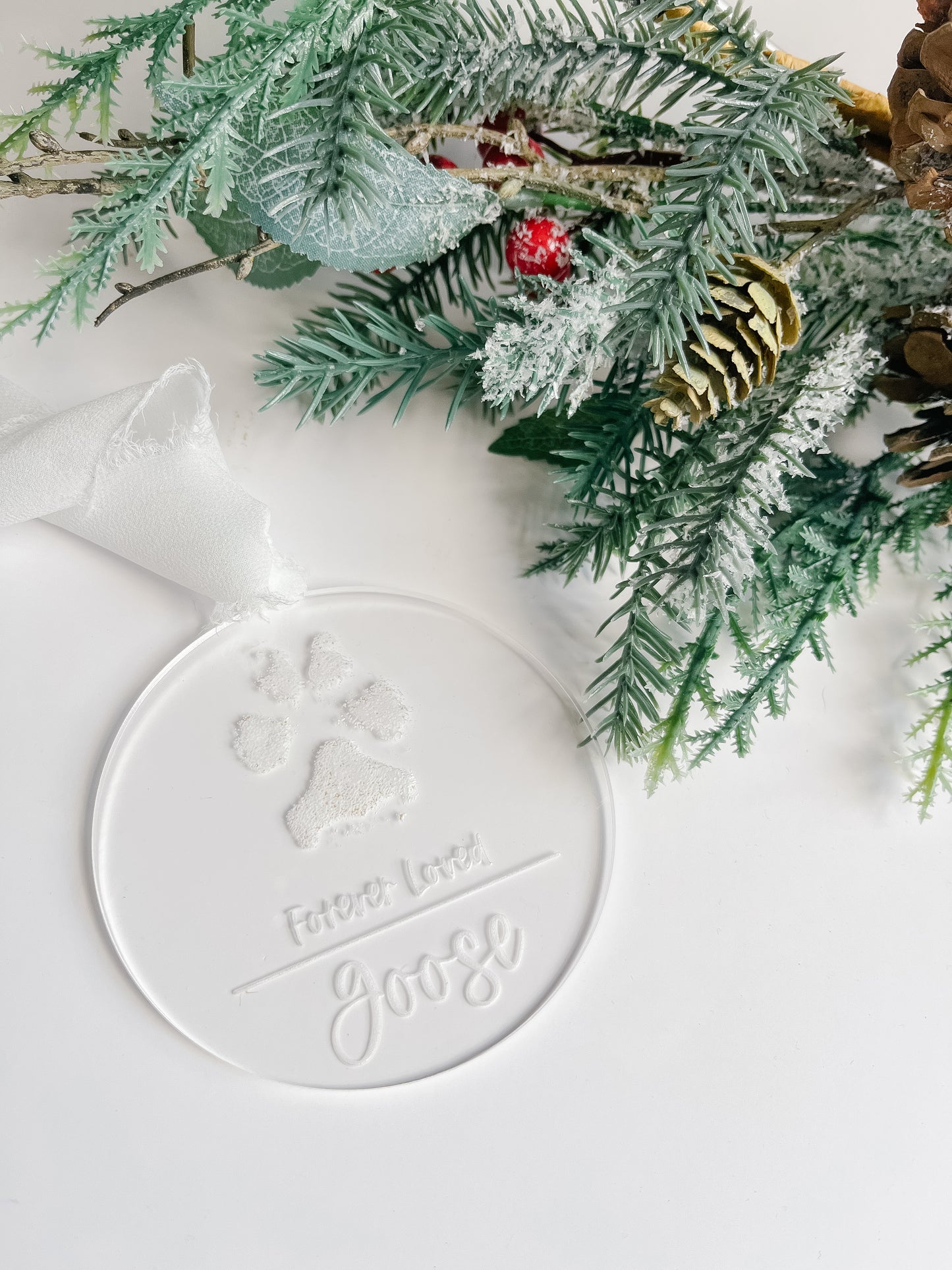 In Loving Memory PET Christmas Ornament