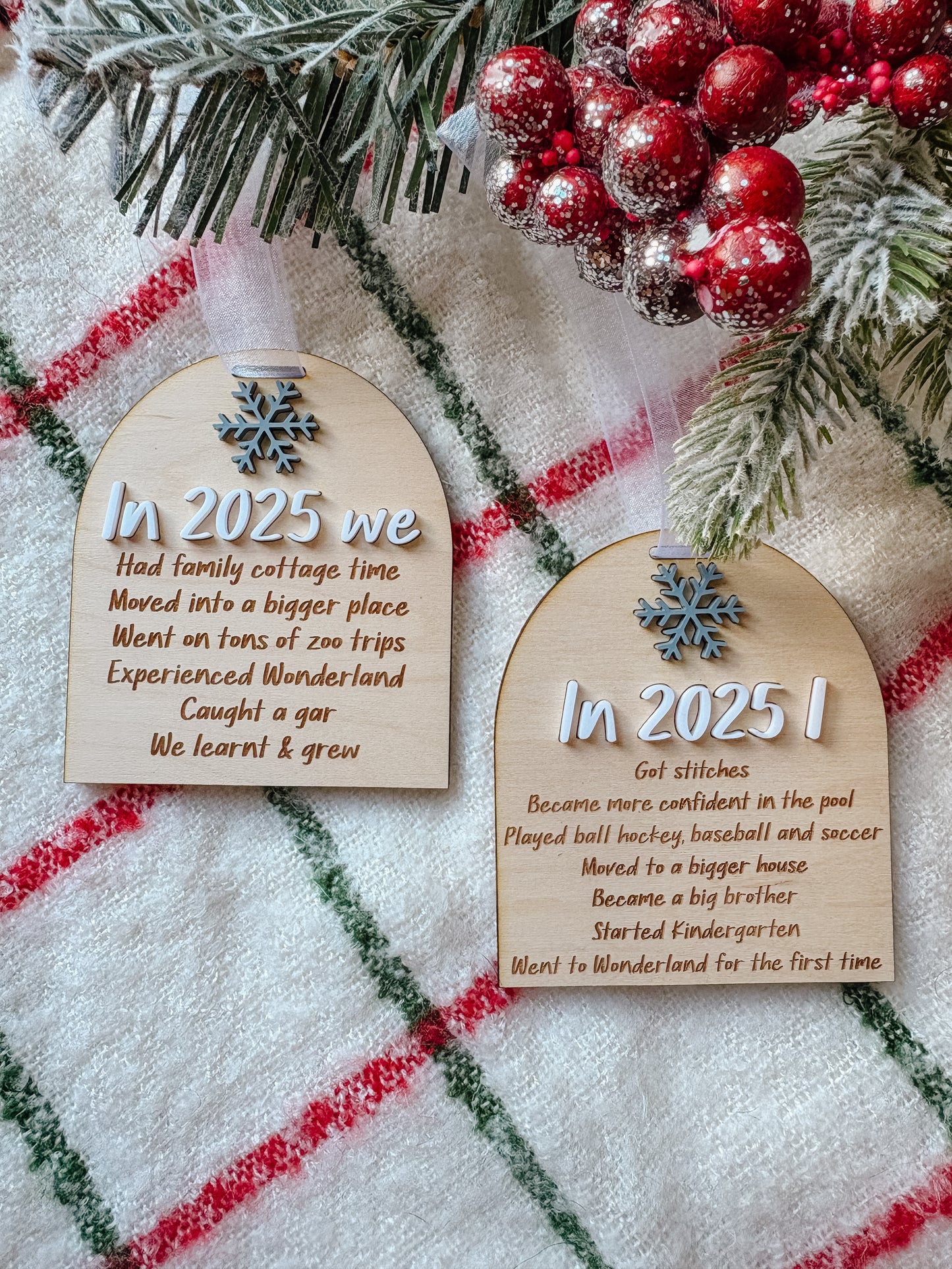 Year In Review Ornament