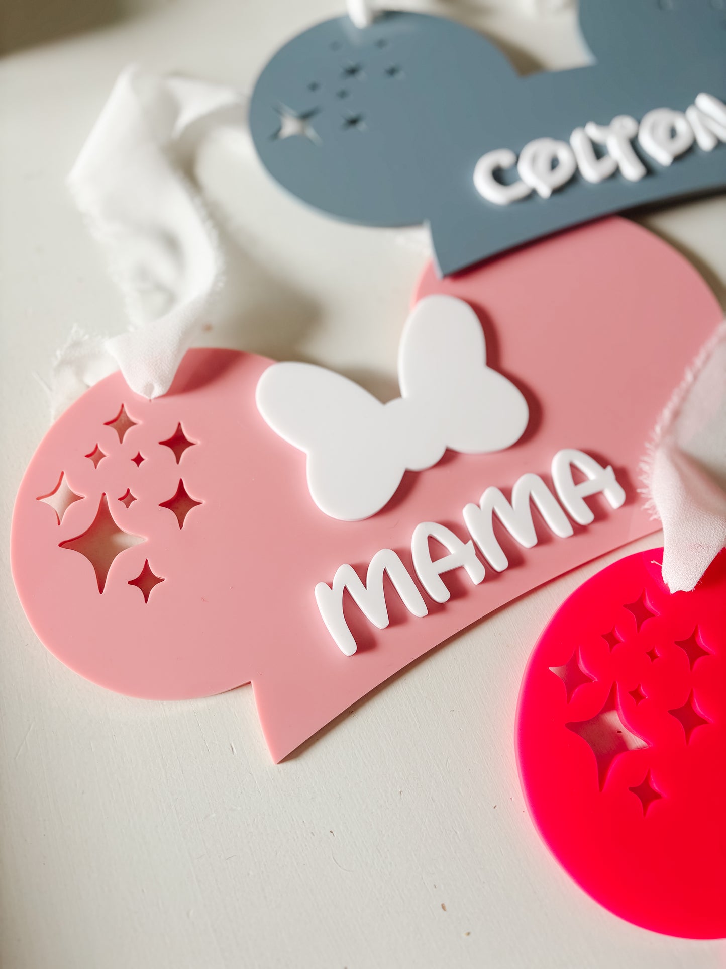 Mickey/Minnie Mouse Stroller Signs