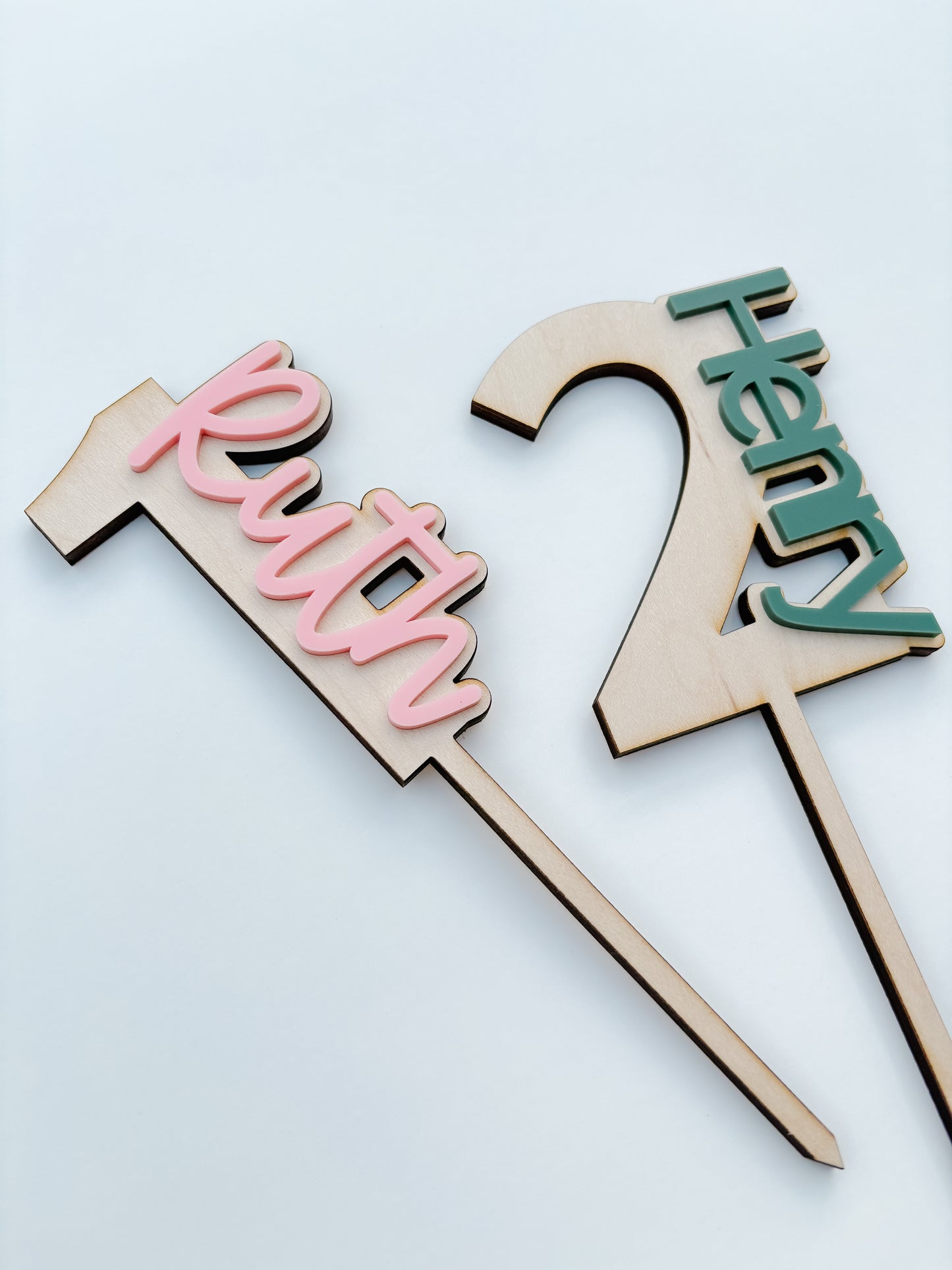 Simple Age/Name Cake Topper