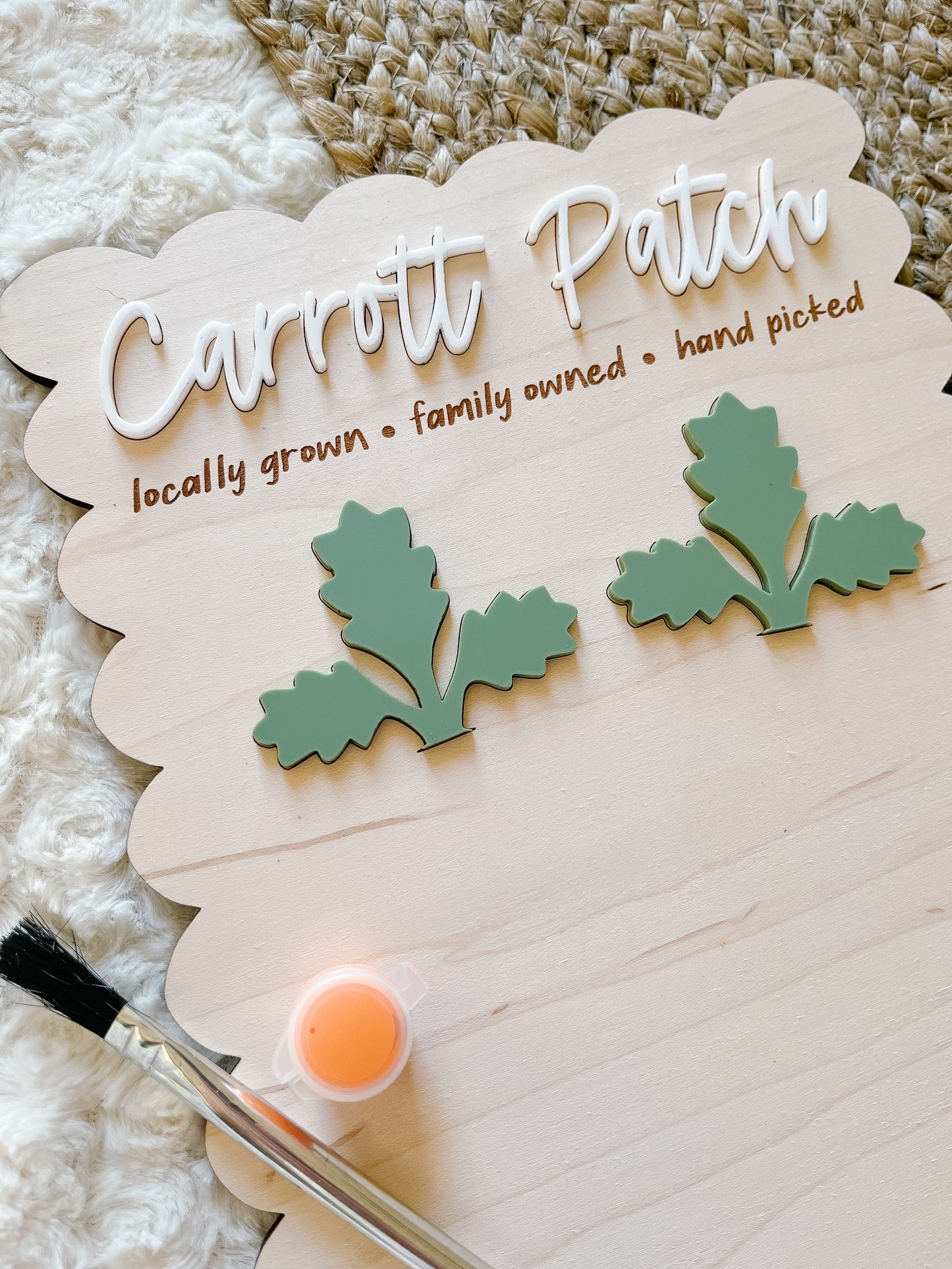 Easter Carrot DIY Paint Kit