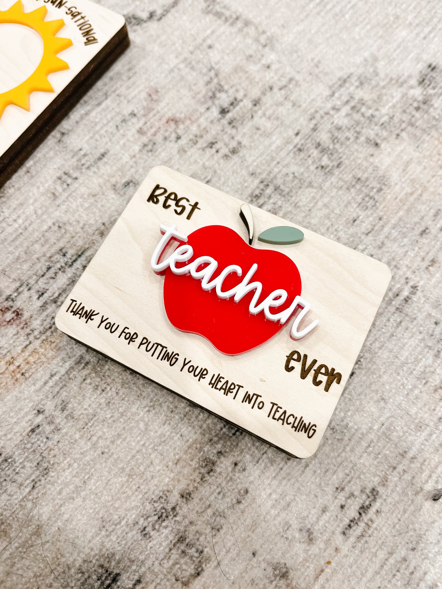 Teacher Appreciation Gift Card Holder