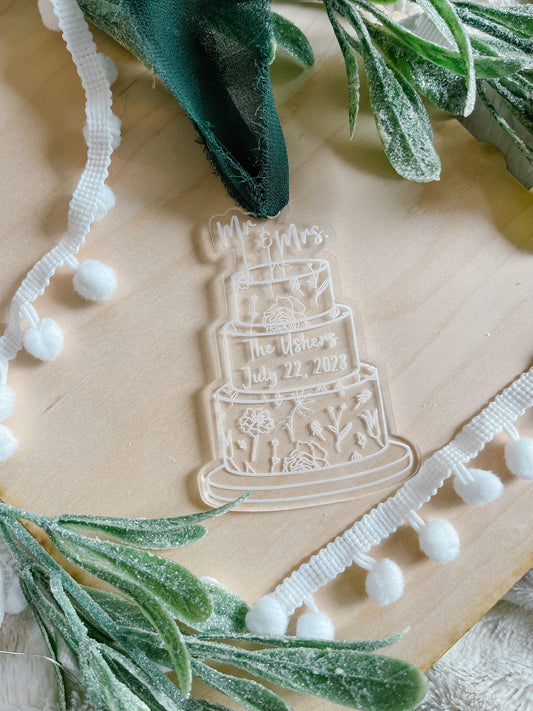 Wedding Cake Ornament