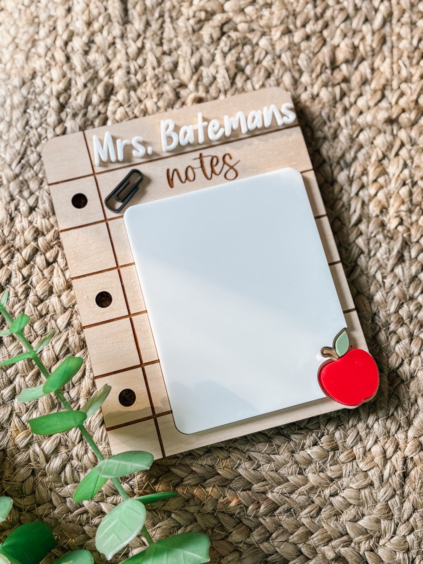 Teacher Dry Erase Note Board