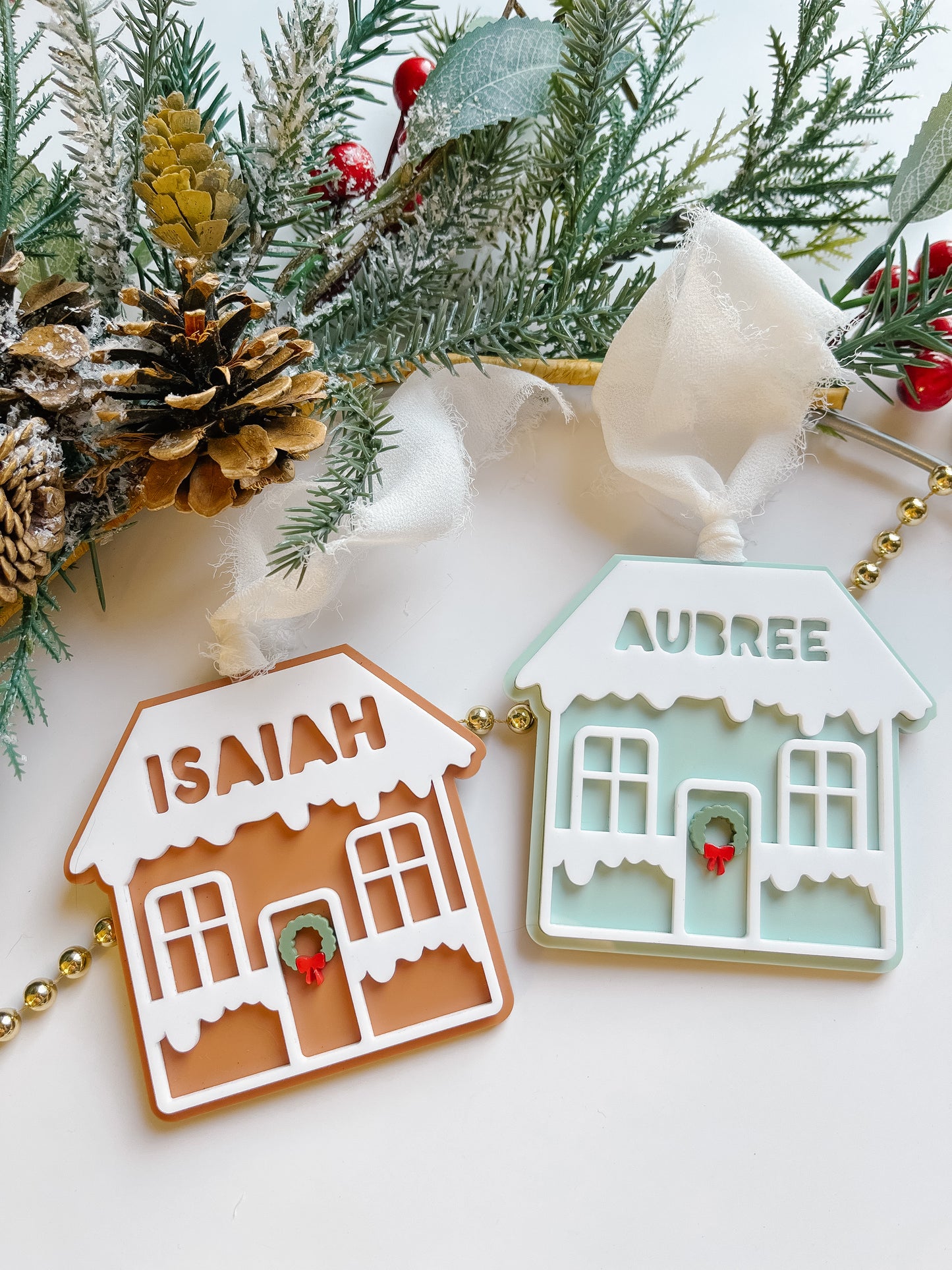 Gingerbread House Acrylic Ornament