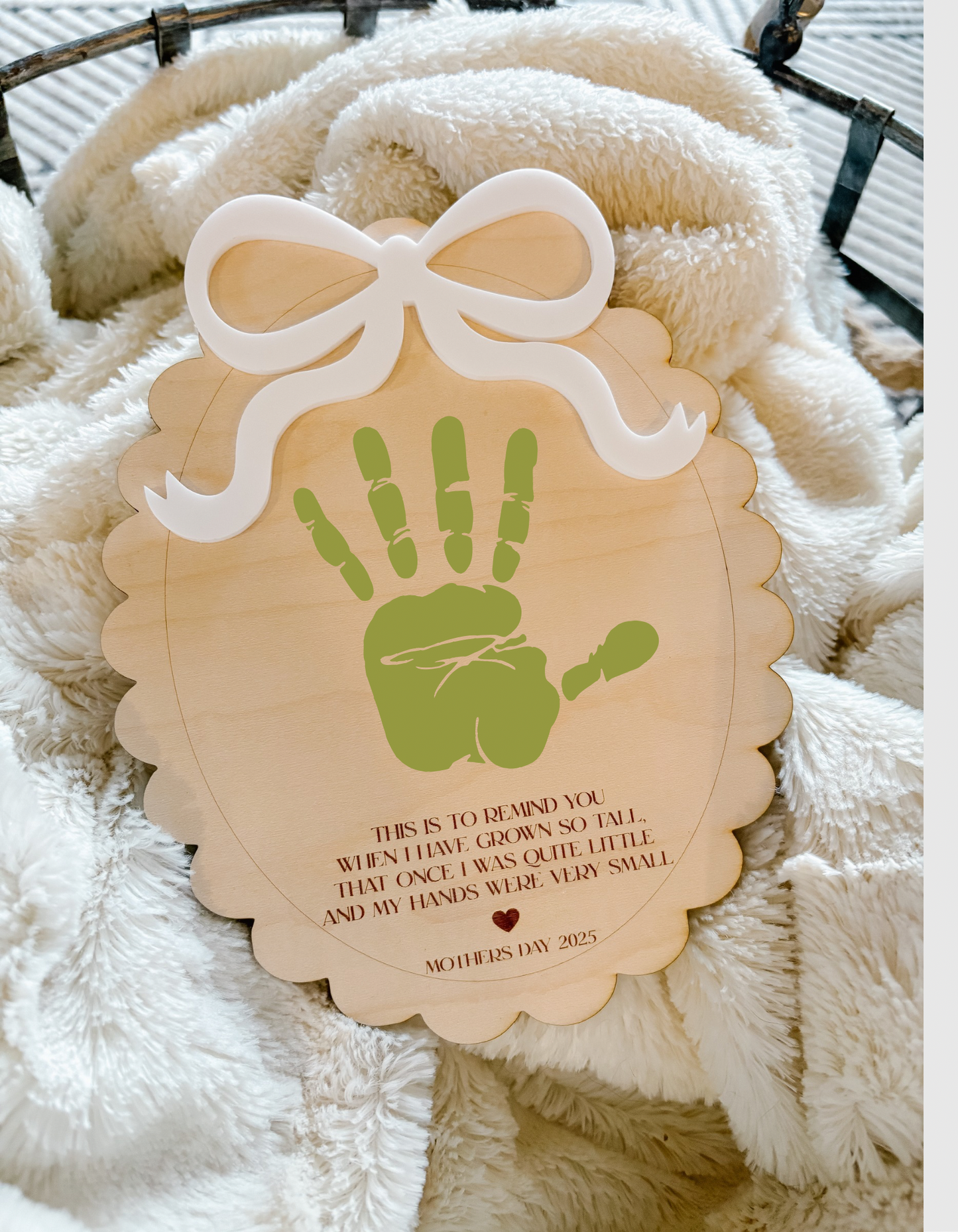 Mothers Day Handprint Keepsake