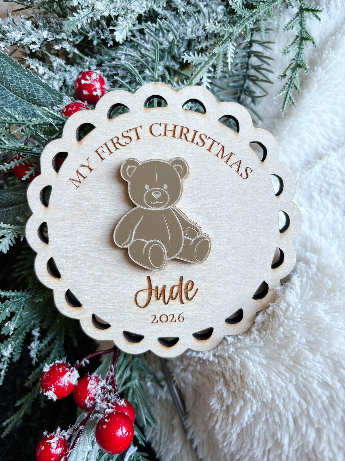 My First Christmas Bear Ornament