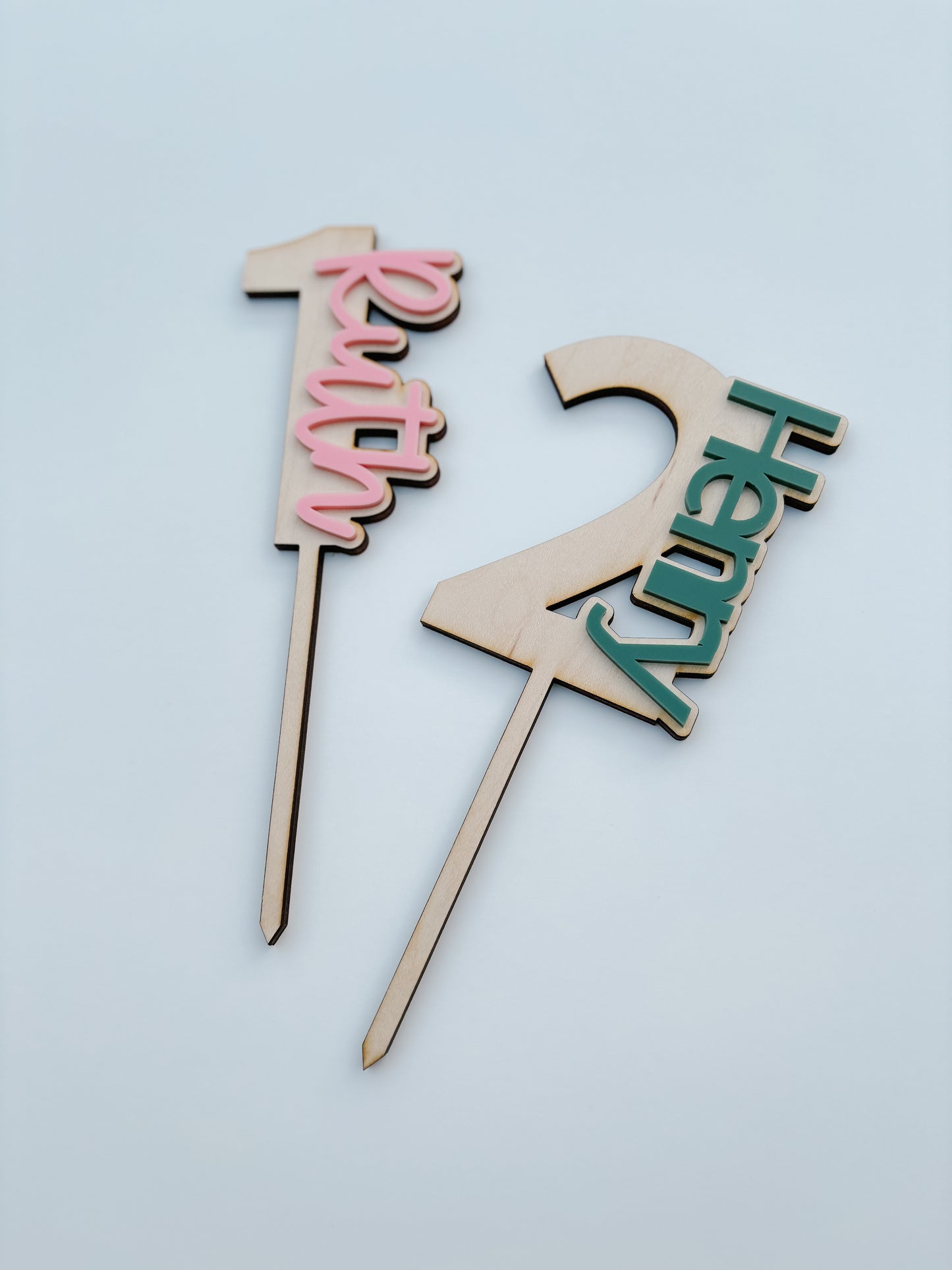 Simple Age/Name Cake Topper