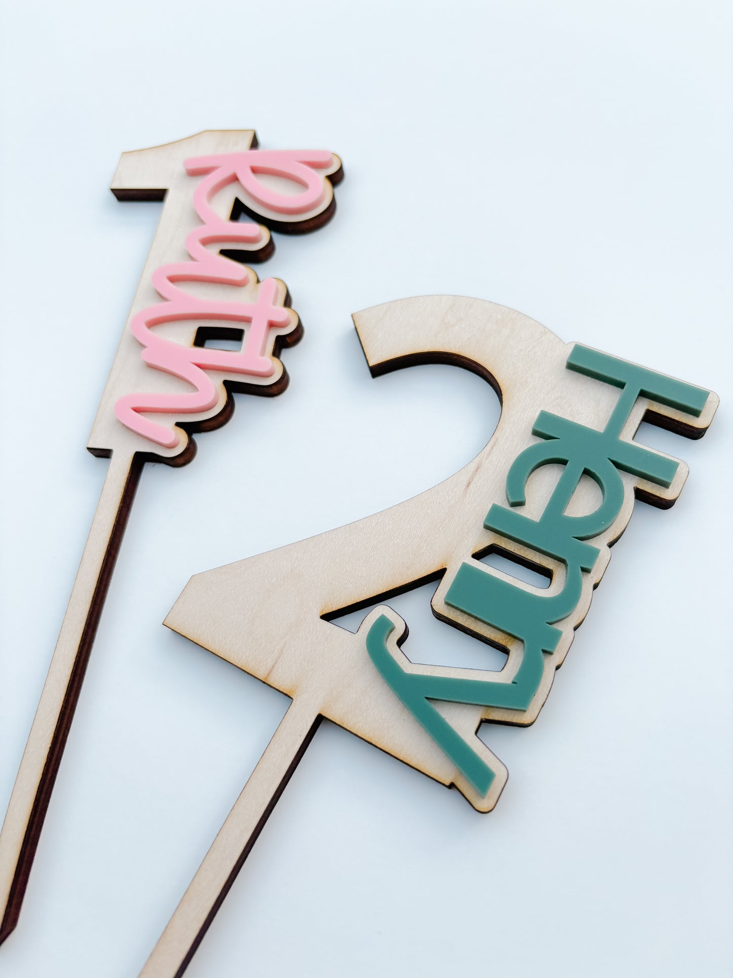 Simple Age/Name Cake Topper
