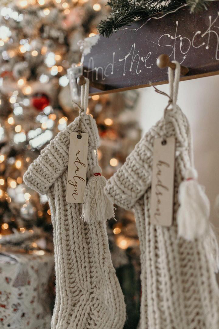 Engraved Stocking Tags