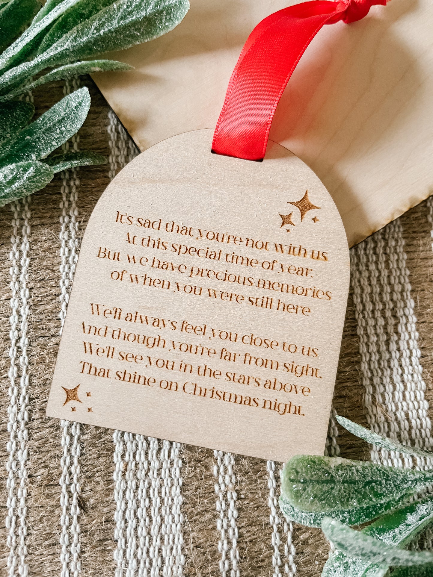 Memorial Christmas Ornament