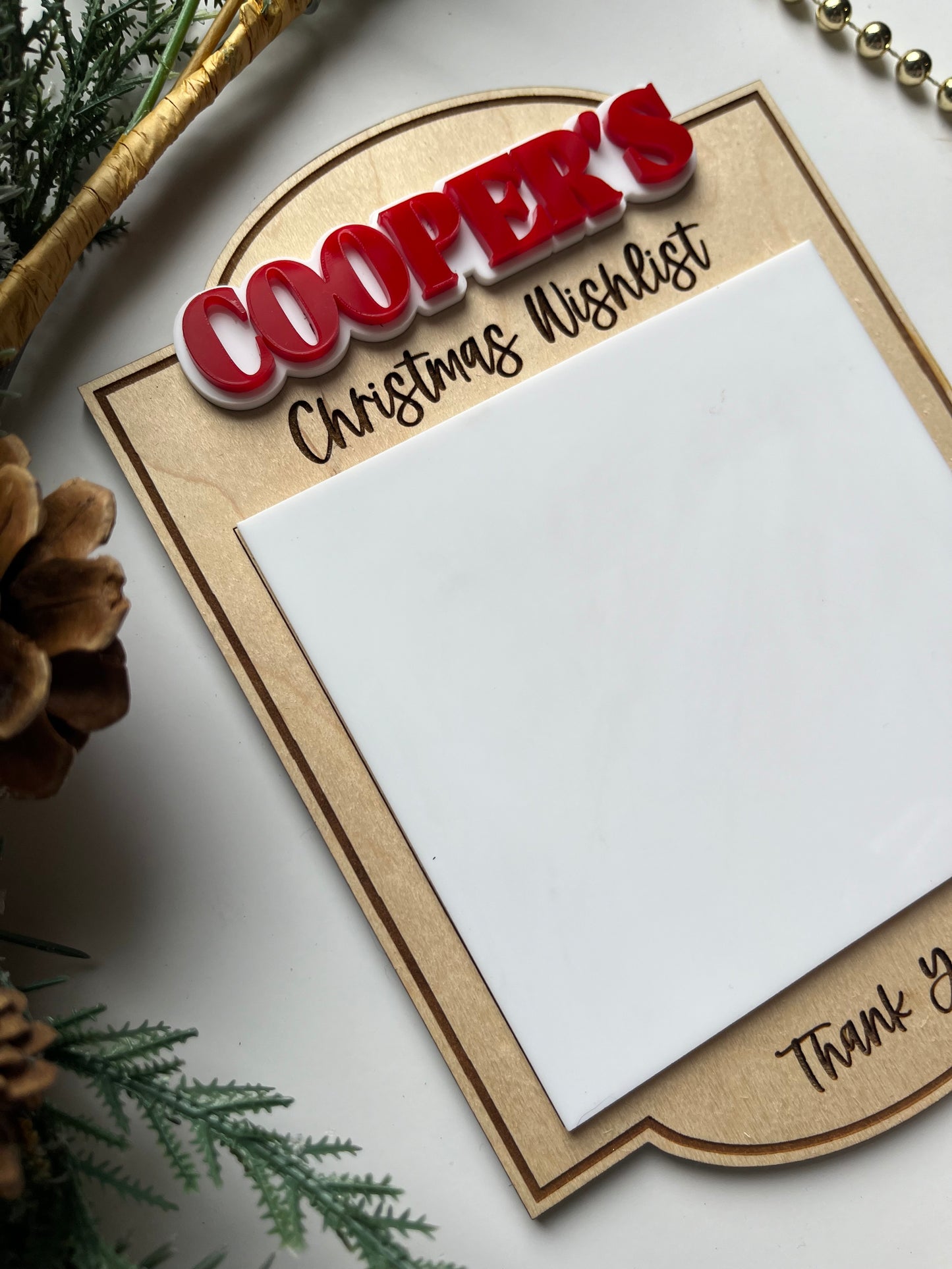 Christmas Wishlist- Dry Erase