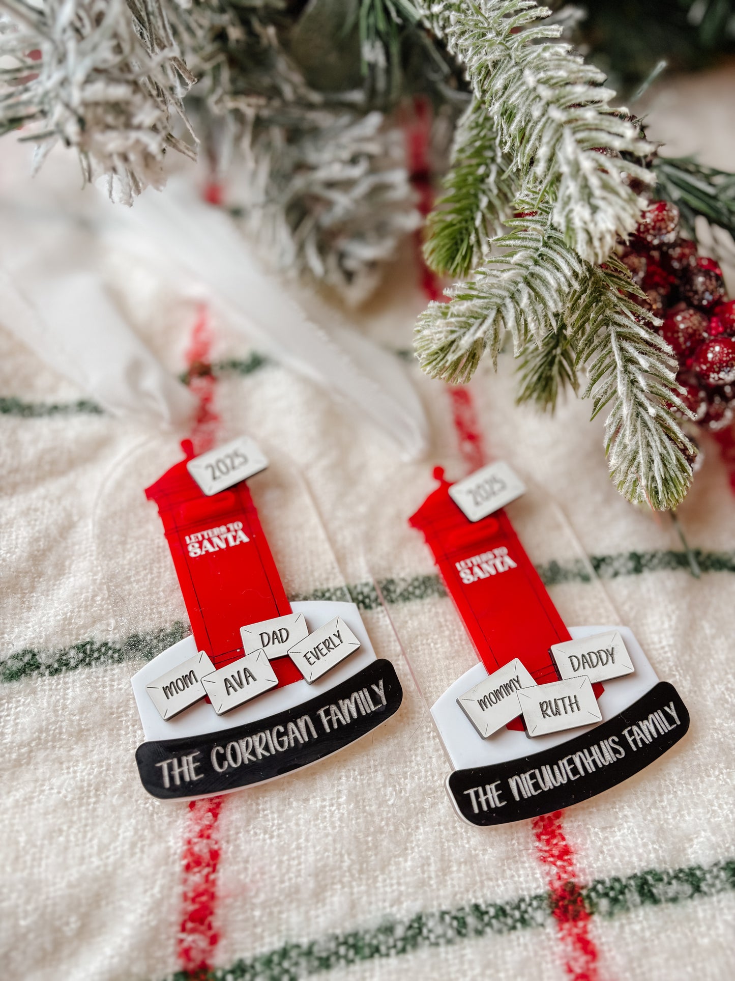 Letters to Santa Personalized Family Ornament (Copy)