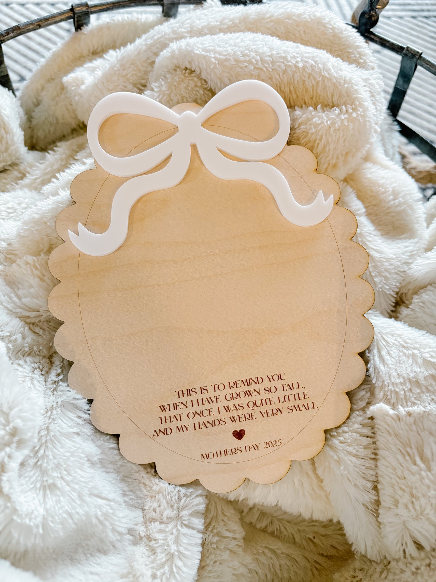 Mothers Day Handprint Keepsake
