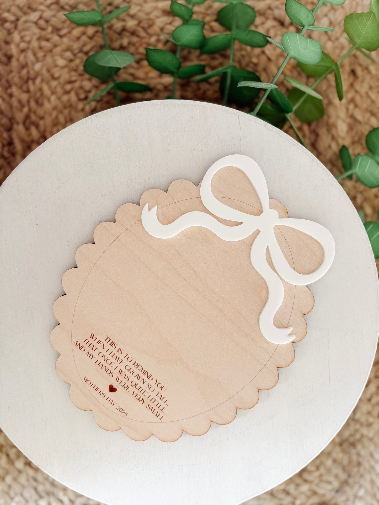 Mothers Day Handprint Keepsake