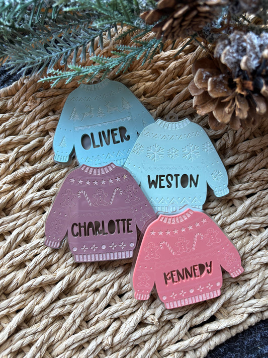Sweater Christmas Ornament