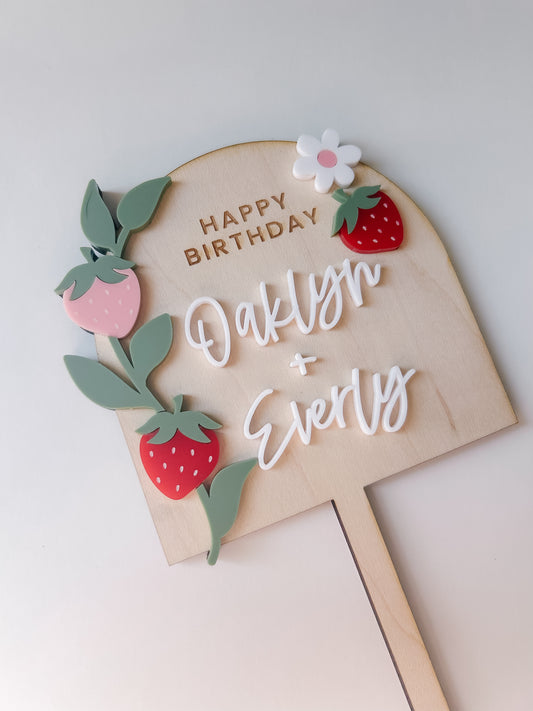 Berry Cake Topper