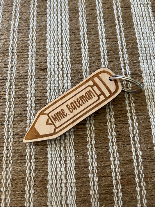 Pencil Keychain