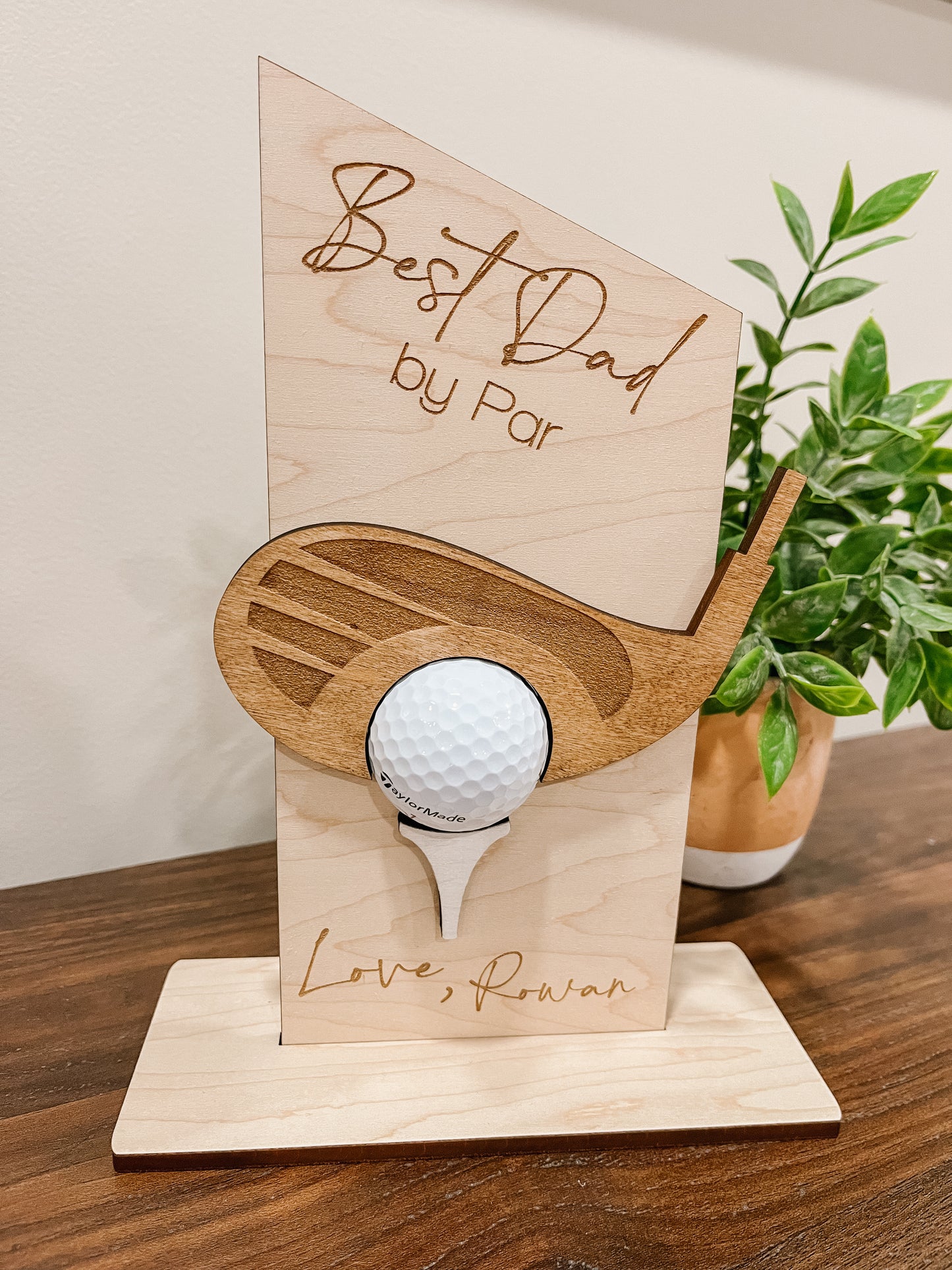 Best Dad by Par Ball Holder