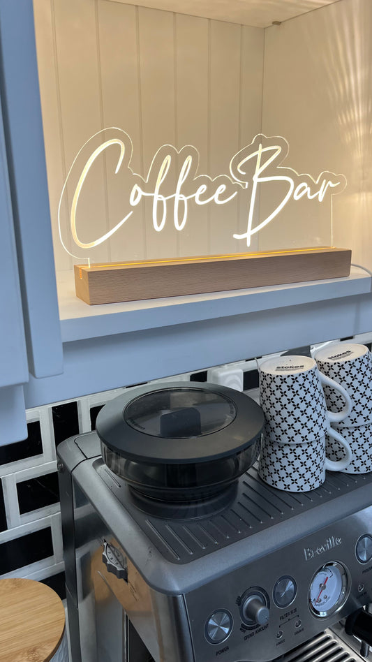 Coffee Bar LED Sign