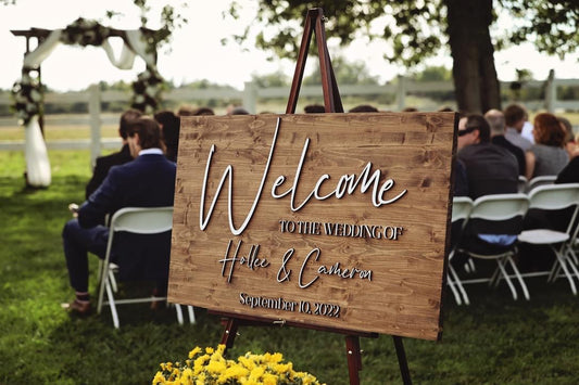 Custom Wedding Sign