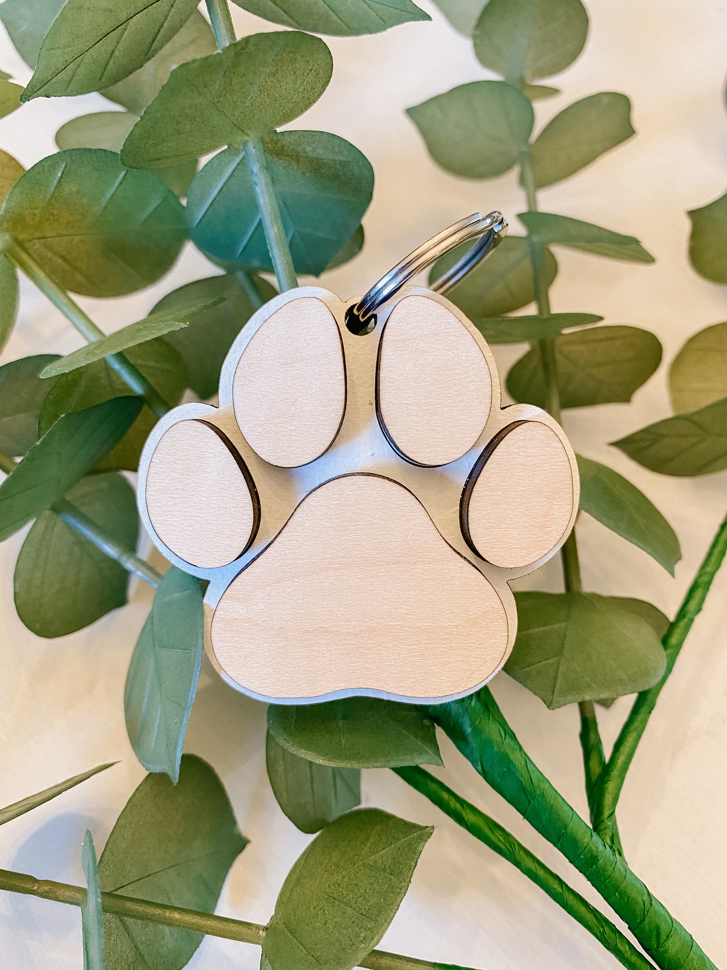 Customizable Dog Keychain