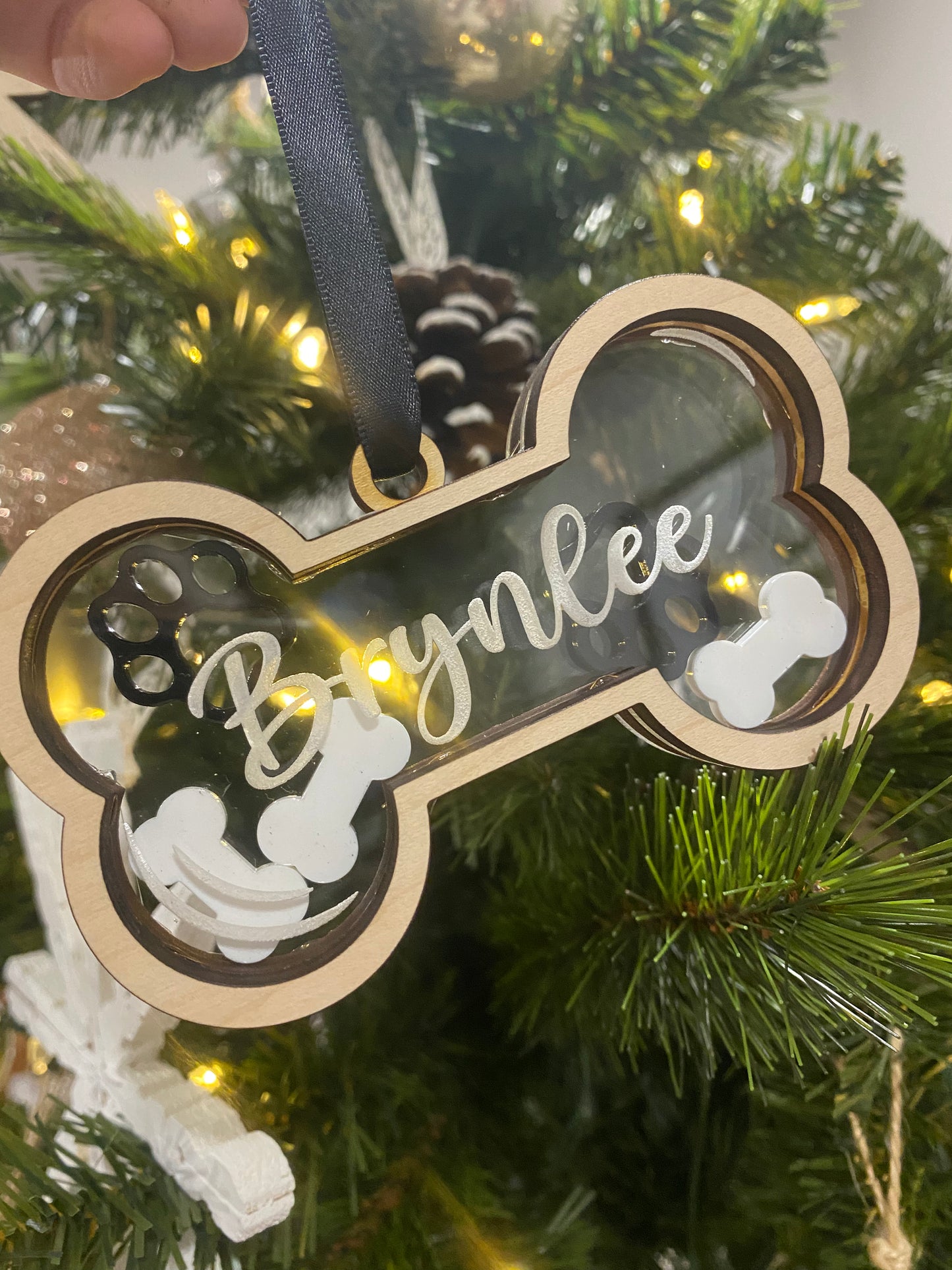 Dog/Cat Engraved Christmas Ornament