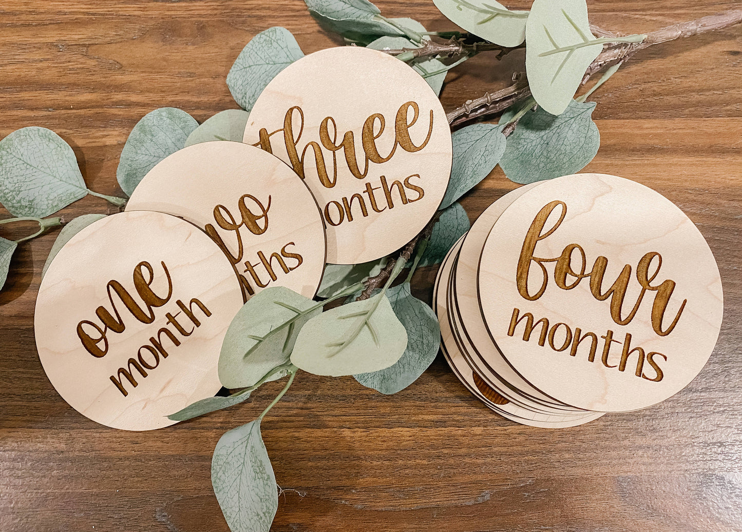 Wooden Baby Milestones