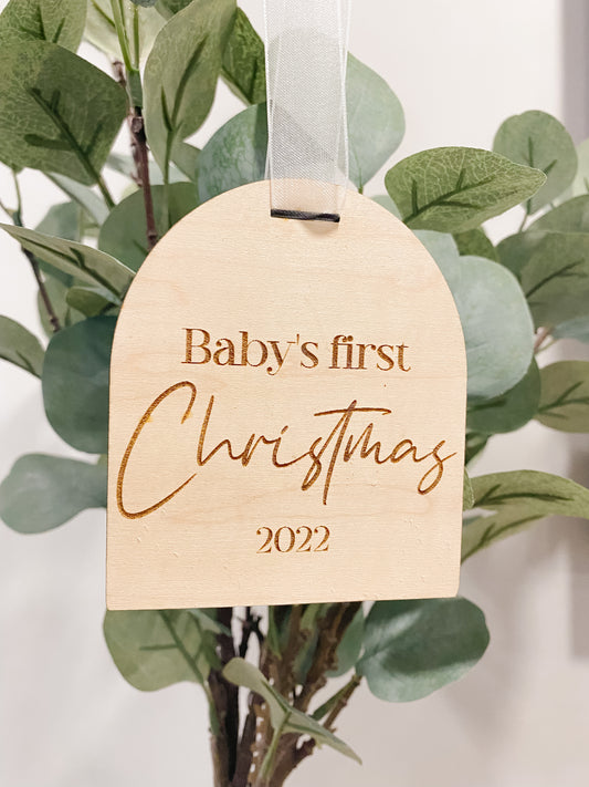 Baby’s First Christmas Ornament