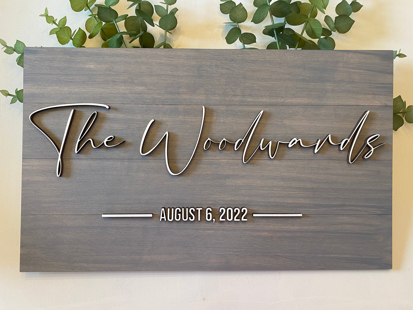 Custom Wedding Sign