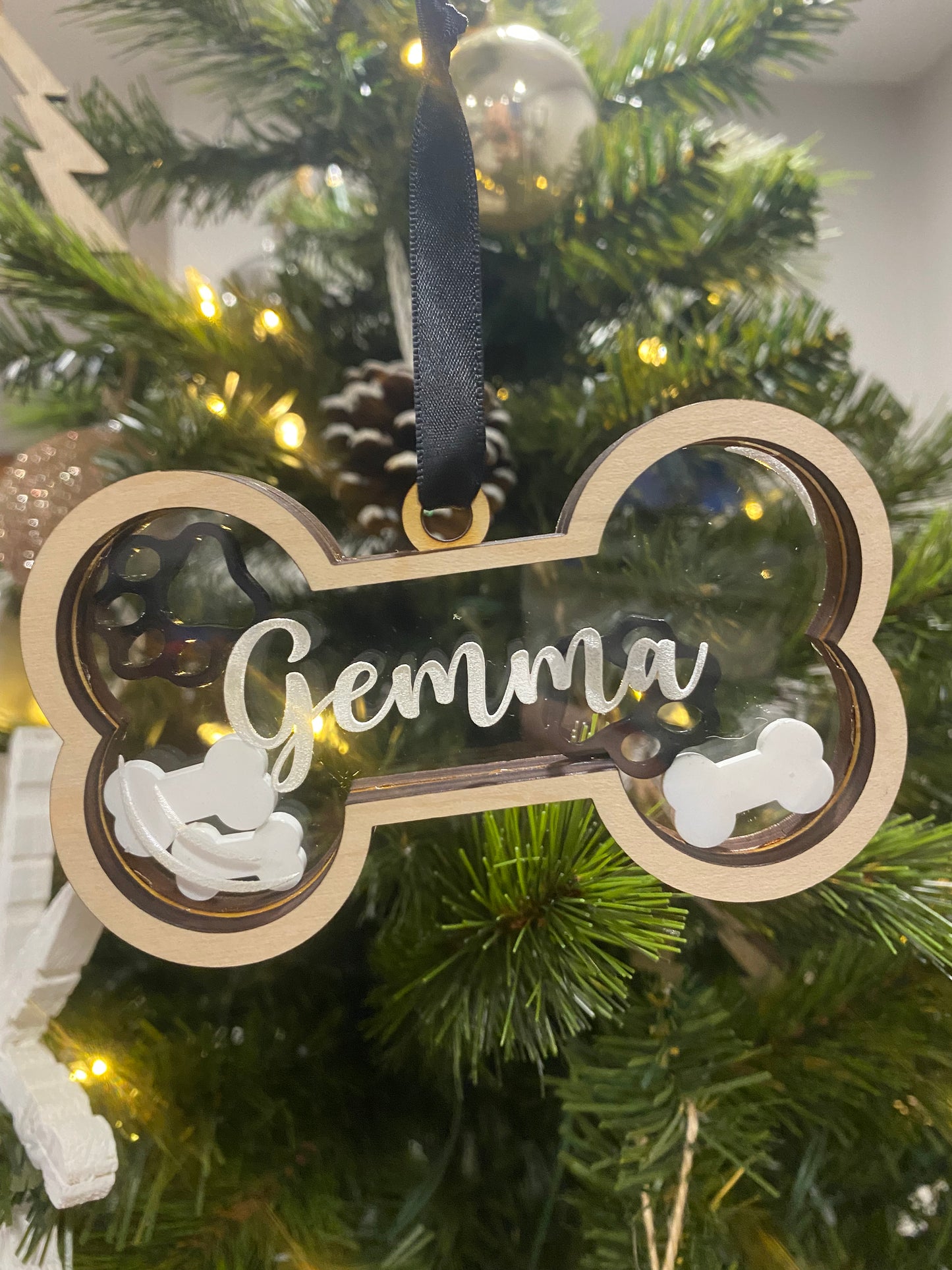 Dog/Cat Engraved Christmas Ornament