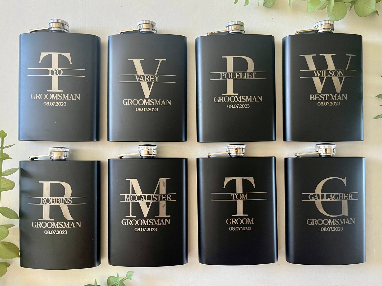 Engraved Flask